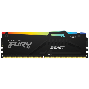 Модуль памяти Kingston 32GB DDR5 5200 DIMM FURY Beast Black RGB KF552C40BB2A-32
