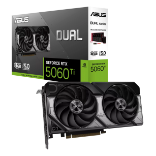Видеокарта ASUS RTX5060Ti DUAL 8GB GDDR7 128bit 3xDP HDMI 2FAN RTL (DUAL-RTX5060TI-8G)