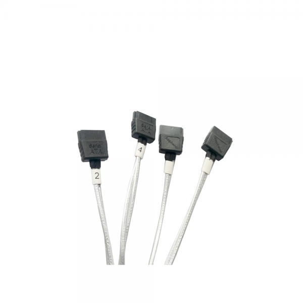 Кабель DiliVing DLHS36-0439 HDmSAS (SFF8643) -to- 4*SATA +SideBand, metall lockers, SAS2.1 (6G), 75cm