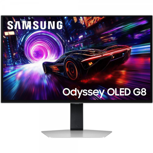 27" Монитор Samsung Odyssey OLED G8 G81SF S27FG812SI Silver UHD (3840x2160), OLED, 240Hz, HDMIx2+DP