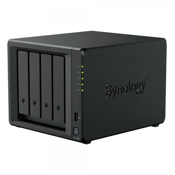 Платформа СХД Synology DS425+ 4 Bay 2xM.2 2.5GLAN 1GLAN 2GB (Max.10GB) DDR4 2xUSB