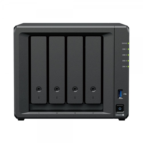 Платформа СХД Synology DS425+ 4 Bay 2xM.2 2.5GLAN 1GLAN 2GB (Max.10GB) DDR4 2xUSB