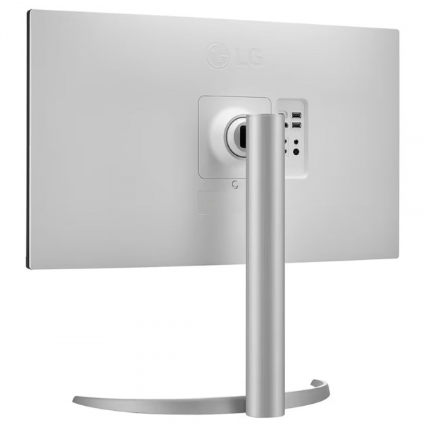 Монитор 27" LG 27UP850K-W IPS, 3840x2160, 60Hz, 5ms, 400сd/m, 1200:1, HDR10 | 2xHDMI(2.0), DP(1.4), Type-C(PD-90W), 2xUSB3.0 | HAS, Swivel, ExPSU, Speakers, Vesa 100, Black/Silver