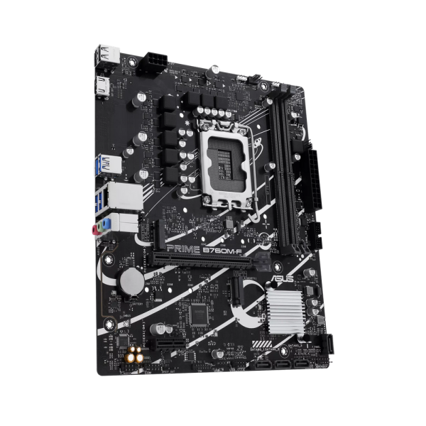 Материнская плата ASUS PRIME B760M-F LGA1700 mATX 2xDDR5 PCIEx16 PCIEx1 2xM.2 HDMI GLAN