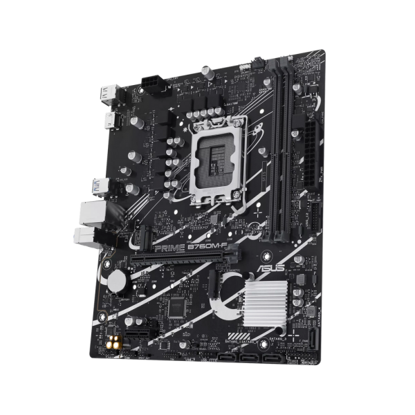 Материнская плата ASUS PRIME B760M-F LGA1700 mATX 2xDDR5 PCIEx16 PCIEx1 2xM.2 HDMI GLAN