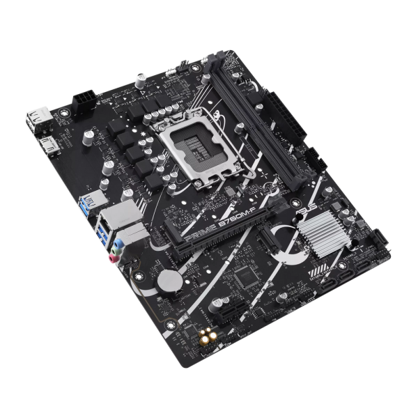 Материнская плата ASUS PRIME B760M-F LGA1700 mATX 2xDDR5 PCIEx16 PCIEx1 2xM.2 HDMI GLAN
