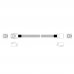 Кабель Miradeed MD-6715029, HDmSAS SFF8643 -to- HDmSAS SFF8643 + SideBand , SAS 3.0 (12G), 85 Ohm, 60cm