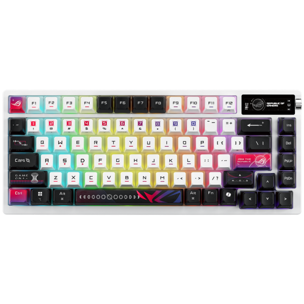 Клавиатура ASUS M704 ROG AZOTH X ROG NX Snow PBT 75% USB 2.4GHz BT