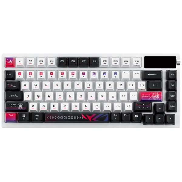 Клавиатура ASUS M704 ROG AZOTH X ROG NX Snow PBT 75% USB 2.4GHz BT