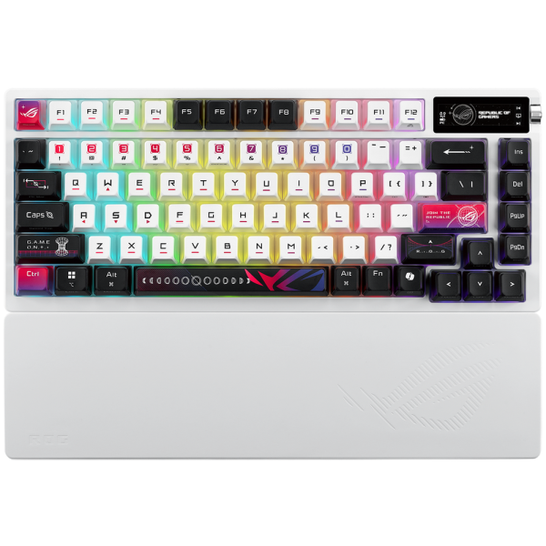 Клавиатура ASUS M704 ROG AZOTH X ROG NX Snow PBT 75% USB 2.4GHz BT