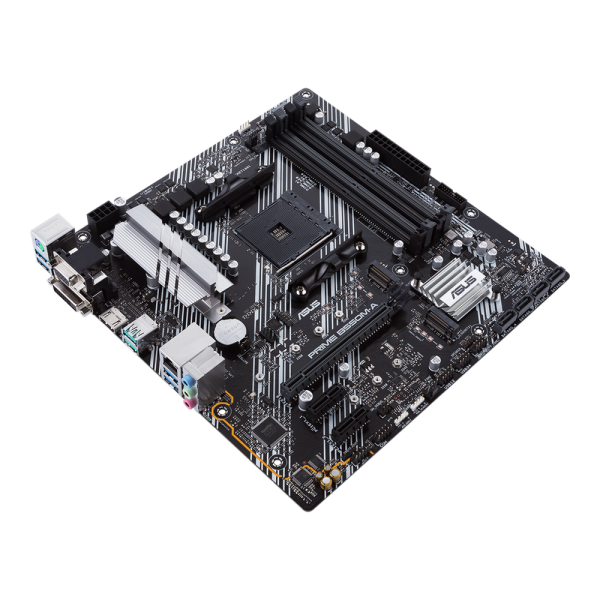 Материнская плата ASUS PRIME B550M-A/CSM AM4 mATX 4xDDR4 PCIEx16 2xPCIEx1 2xM.2 HDMI DVI VGA GLAN