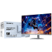 Монитор 26.5" Gigabyte MO27Q2A EK ICE (QD-OLED, 2560x1440, , 0,03 ms, 178°/178°, 250 cd/m, 1,5 млн: 1, 3xUSB3.0, USB Type-C, 280Hz, 2xHDMI 2.1, DP 1.4, Pivot)