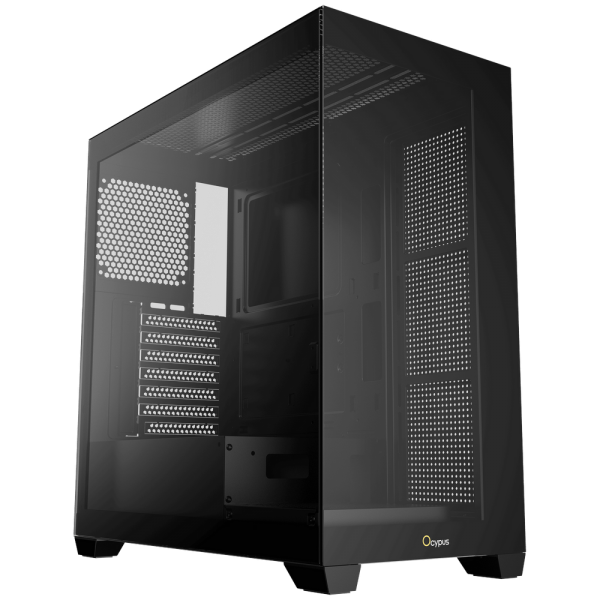 Корпус Case Ocypus Gamma C72 BK ATX / win / black / no PSU / Tempered Glass