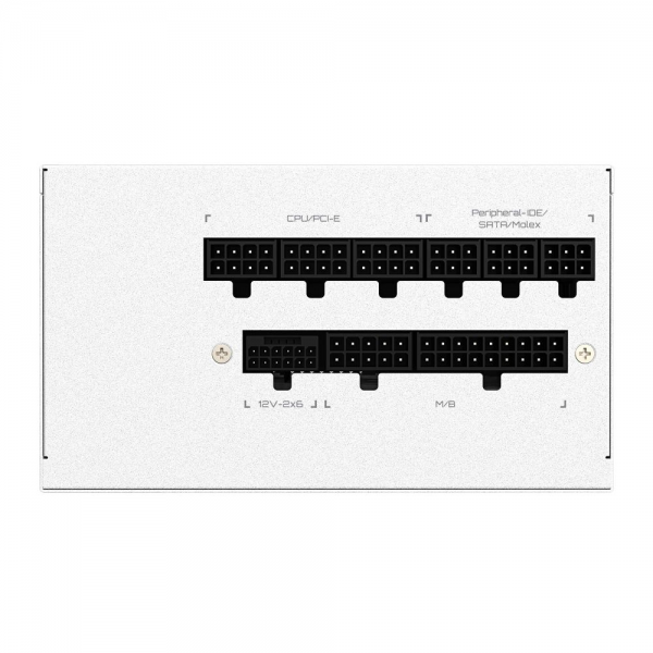 Блок питания ПК Gigabyte UD850GM PG5 ICE 850W, 80Plus, Gold, Полностью модульный, White colour