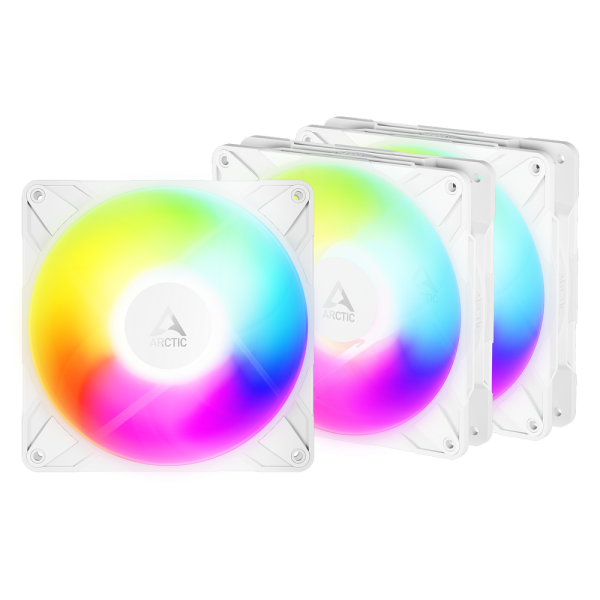 Вентилятор корпусной ARCTIC P14 Pro Reverse A-RGB (White) 3 Pack (ACFAN00328A)