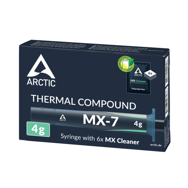 Термопаста Arctic Cooling MX-7 Thermal Compound 4-gramm with 6pcs MX Cleaner (ACTCP00092A)