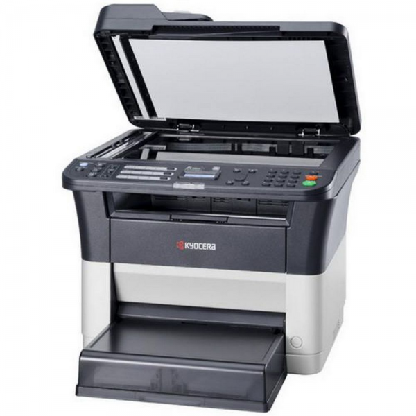 Kyocera FS-1125MFP A4, МФУ, лазерное, черно-белое, 25стр/мин, 600dpi, 390МГц, 64Мб, 40АПД, USB/Ethernet, 1000стр/картридж, (1102M73DZ2)
