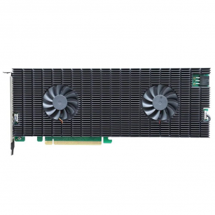 Плата расширения HighPoint SSD7540,  PCIe 4.0 x16, Ports: 8x M.2 (2242/2260/2280), Board: Full Height, Full Length, Bootable, RAID: 0,1,10   ADD IN CARD