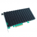 Плата расширения HighPoint Rocket 1204, PCIe 3.0 x8, Ports: 4x M.2 (2242/2260/2280/22100), Board: Full Height, Full Length, ADD IN CARD