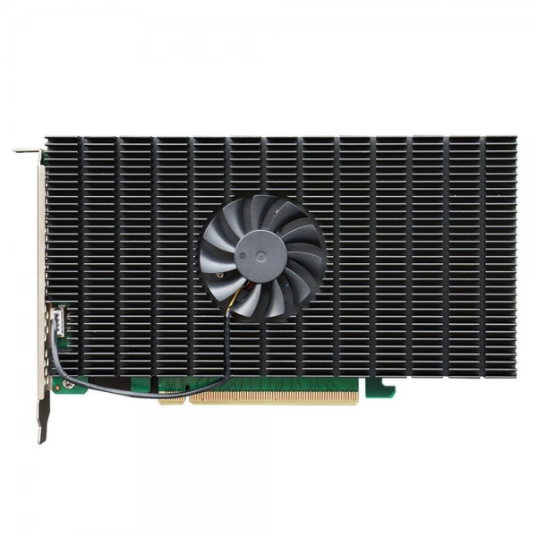 Плата расширения HighPoint Rocket 1504, PCIe 4.0 x16, Ports: 4x M.2 (2242/2260/2280/22100), Board: Full Height, Full Length, ADD IN CARD