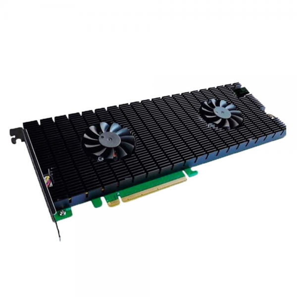 Плата расширения HighPoint Rocket 1508, PCIe 4.0 x16, Ports: 8x M.2 (2242/2260/2280), Board: Full Height, Full Length, ADD IN CARD