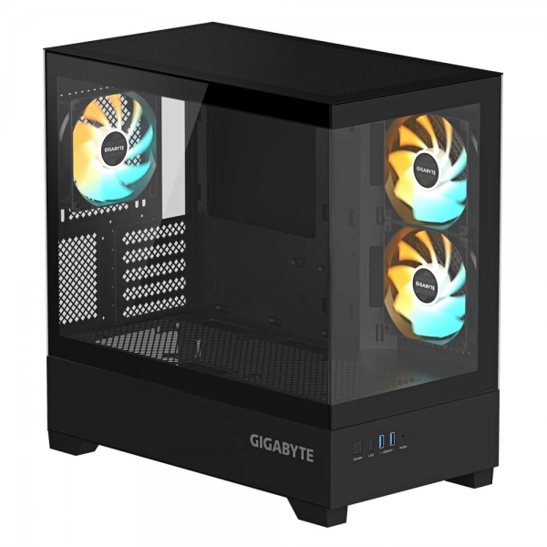 Корпус для ПК Gigabyte C201 Panoramic, MidTower, mATX