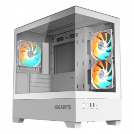 Корпус для ПК Gigabyte C201 Panoramic Ice, MidTower, mATX