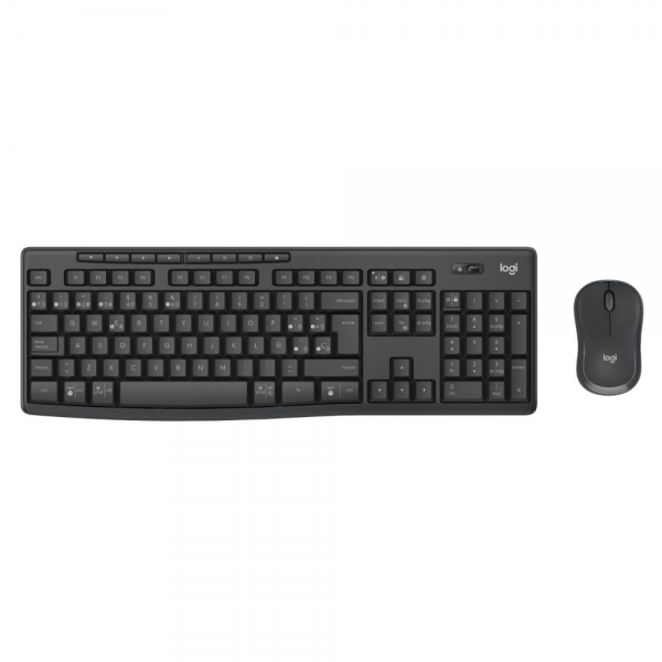 Комплект беспроводной клавиатура + мышь Logitech MK370 черный 920-012082