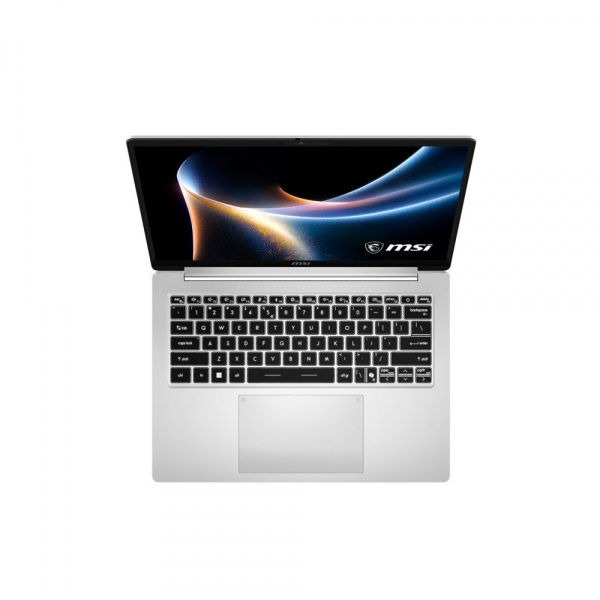 Ноутбук MSI Modern 14S AI+ G3MG-010XRU Intel Core Ultra 7 355/16Gb (1*16 D5)/SSD512Gb/UMA/14"/OLED/WUXGA/1920x1200/60Hz/NoOS/RJ-45/Silver/1.38kg