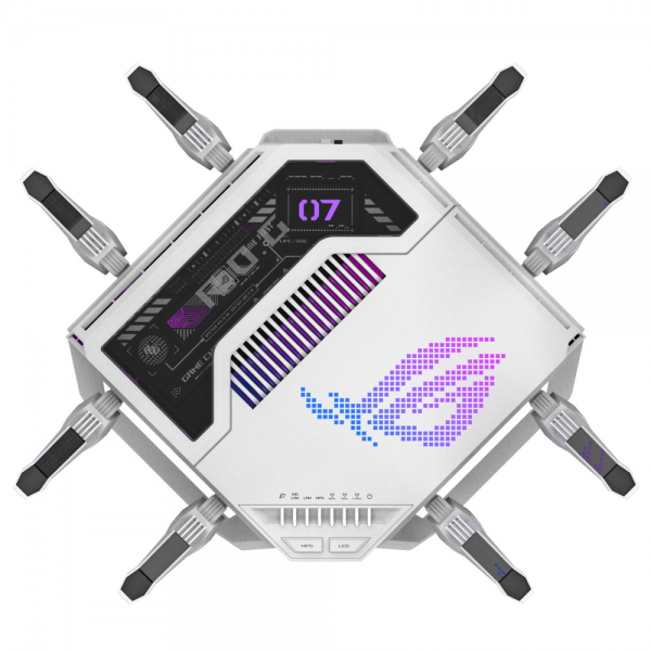 Маршрутизатор ASUS GT-BE19000 AI WiFi 7 2x10G 4x2.5G 2xUSB 11529+5764+1376Mbps 6GHz/5GHz/2.4GHz