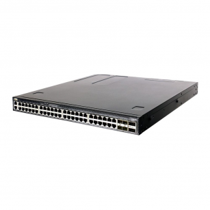 Коммутатор Edge-corE Bad Pack 4630-54PE-O-AC-F Edge-corE AS4630-54PE, 48-Port GE RJ45 port PoE++, 4x25G SFP+, 2 port 100G for stacking, Broadcom Trident 3, Dual-core Intel Denverton CPU, dual AC 1200W PSUs and 2 + 1 Fan Modules with port-to-power airflow,