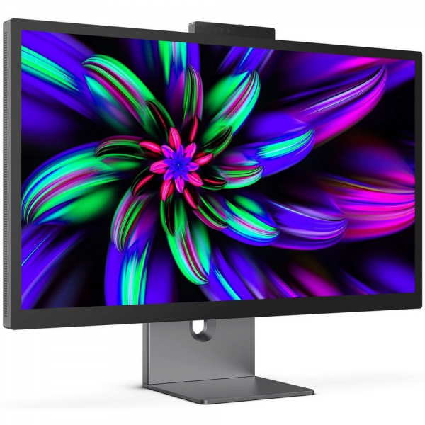 Монитор 27" PHILIPS 27E3U7903 IPS, 5120x2880, 70Hz, 4ms, 500сd/m, 2000:1, HDR10 | HDMI(2.1), DP Out, Type-C, 2xThunderbolt 4 (96W), 4xUSB 3.2, RJ45 | HAS, InPSU, Speakers, Cam, Vesa 100, Black/Grey