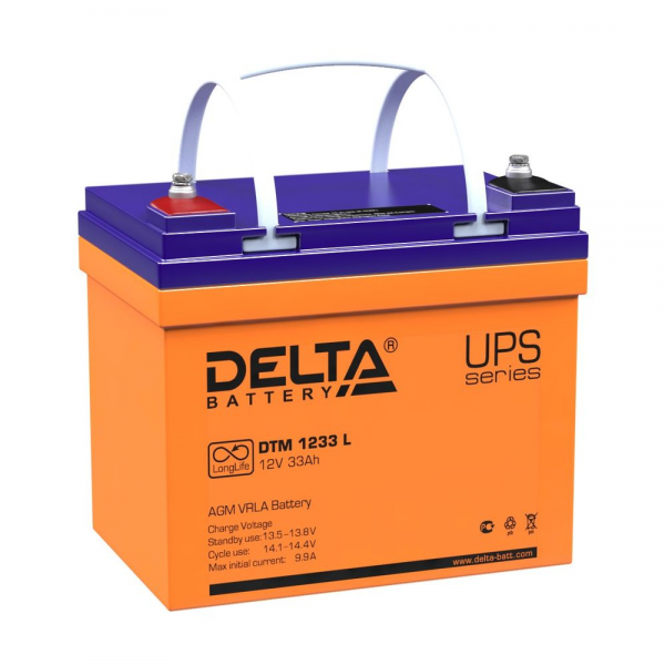 Аккумуляторная батарея Delta DTM 1233 L Bad Pack