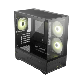 Корпус для ПК MSI MAG Pano M110R , Micro-ATX, 1xUSB 3.2 Gen 1, 1xUSB 3.2 Gen2x2 Type-C, 2x140mm, ARGB Reverse Blade Fan, 1x120mm ARGB Fan, ARGB+PWM Control Board, TG