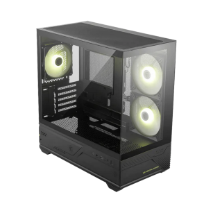 Корпус для ПК MSI MAG Pano M110R , Micro-ATX, 1xUSB 3.2 Gen 1, 1xUSB 3.2 Gen2x2 Type-C, 2x140mm, ARGB Reverse Blade Fan, 1x120mm ARGB Fan, ARGB+PWM Control Board, TG