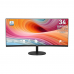 Монитор 34" MSI PRO MP341CQ E12 Curved VA, 3440x1440, 120Hz, 4ms, 300сd/m, 3500:1, HDR | 2xHDMI(2.0b), DP(1.4a) | InPSU, Speakers, Vesa 100, Black