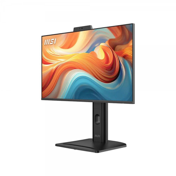 Монитор 23.8" MSI PRO MP245PDG E14 IPS, 1920x1080, 144Hz, 4ms, 250сd/m, 1000:1, HDR | HDMI(2.0b), DP(1.2a), Type-C(PD-98W), 2xUSB3.2, RJ45 | HAS, Pivot, Swivel, InPSU, Speakers, Cam, Vesa 100, Black
