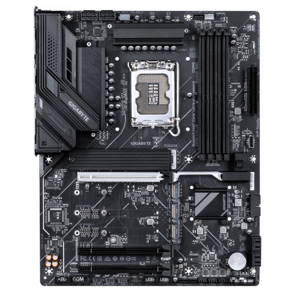 Материнская плата Gigabyte Z890 D PLUS, Z890, LGA1851, 4*DDR5, 3*PCIEx16, 4*M.2, 2*TypeC, 1*USB3.2Gen2, 6*USB3.2Gen1, 8*USB2.0, 4*SATA3.0, 2.5G, DP, ATX, RTL