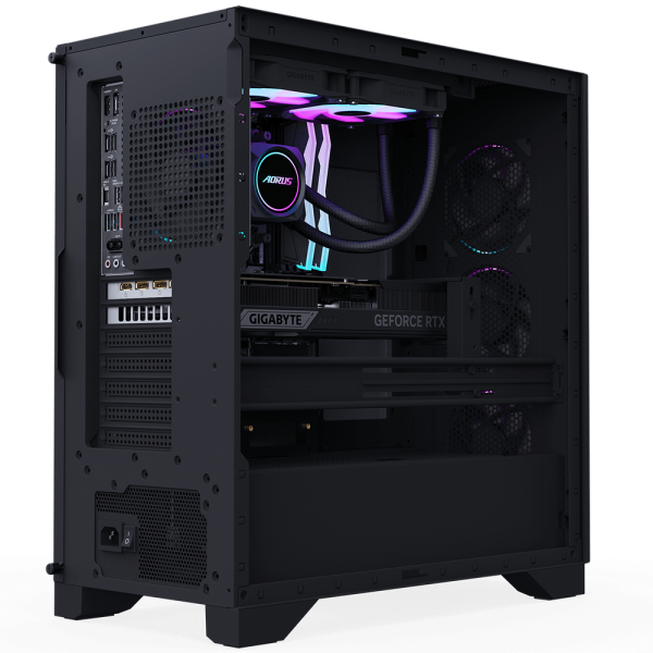 Настольный ПК AORUS PRIME 5 AP551 AMD Ryzen 7 9800X3D/32Gb/SSD2Tb/RTX5070 Ti 16Gb/PSU 850W (Gold)/NoOS/Black (AP5A7N7T-5105)