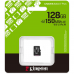 Карта памяти Kingston microSDXC 128GB Canvas Select Plus Memory Card SDCS3/128GBSP UHS-I U1 Class 10/V10/A1, w/o Adapter, 150Mb/s, RTL