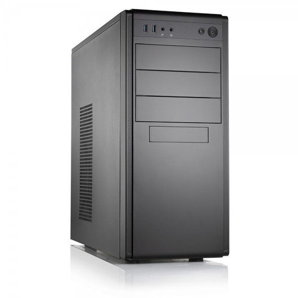 Корпус для ПК FoxLine FL-886-FZ500R-U32 ATX case, black w/PSU 500W 12cm, w/2xUSB3.0, w/ pwr cord, w/o FAN