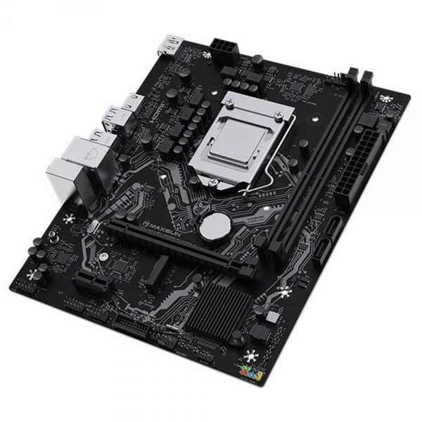 Материнская плата Maxsun MS-Challenger B460M-D B460, LGA1200, 2*DDR4, 1*PCIEx16, 1*PCIEx1, 1*M.2, 4*USB3.2 Gen1, 6*USB2.0, 2*SATA3.0, 1G, DP, HDMI, M-ATX, RTL
