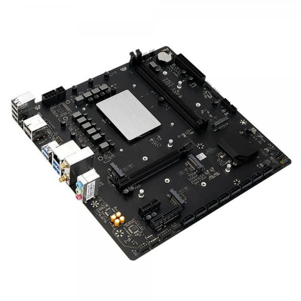 Материнская плата с ЦПУ Maxsun MS-MoDT 14450HX D4 WIFI 14450HX, SoC, 2*DDR4, 1*PCIEx16, 1*PCIEx4, 1*PCIEx1, 4*M.2, 6*USB3.2Gen1, 7*USB2.0, 8*SATA3.0, 1G, DP, HDMI, M-ATX, RTL
