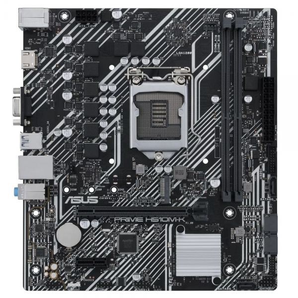 Материнская плата ASUS Bad Pack PRIME H510M-K R2.0 LGA1200 mATX 2xDDR4 PCIEx16 PCIEx1 M.2 HDMI VGA GLAN bp