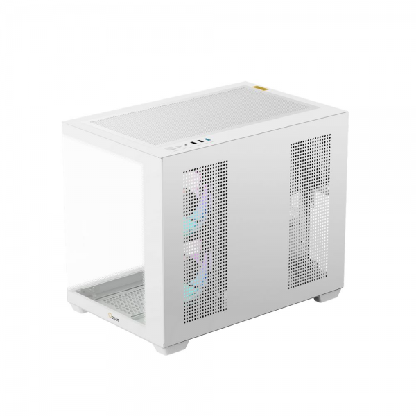 Корпус для ПК Ocypus Gamma C54 WH ARGB mATX / win / white / 3 ARGB fans / no PSU / Tempered Glass