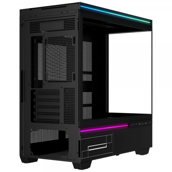 Корпус Case Thermalright TL-M10 Black mATX / win / black / no PSU / Tempered Glass