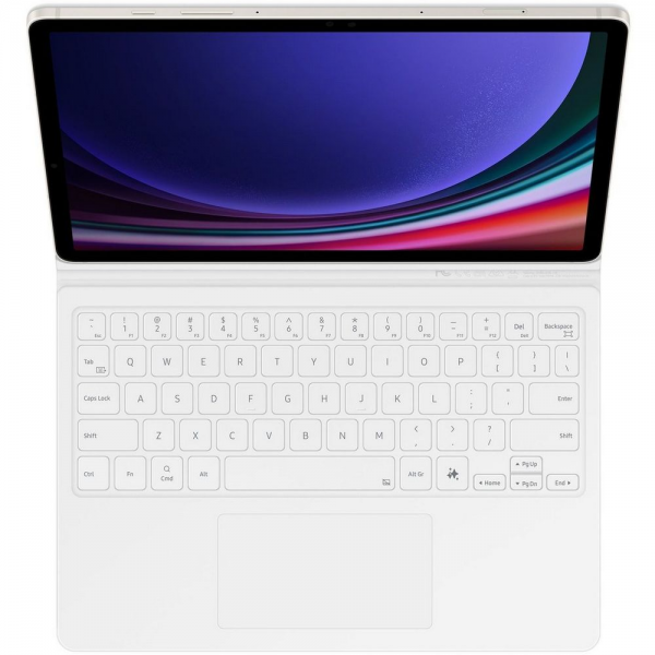Чехол-клавиатура с тачпадом Book Cover Keyboard Galaxy Tab S10 Lite S10 FE S9 S9 FE, белый (EF