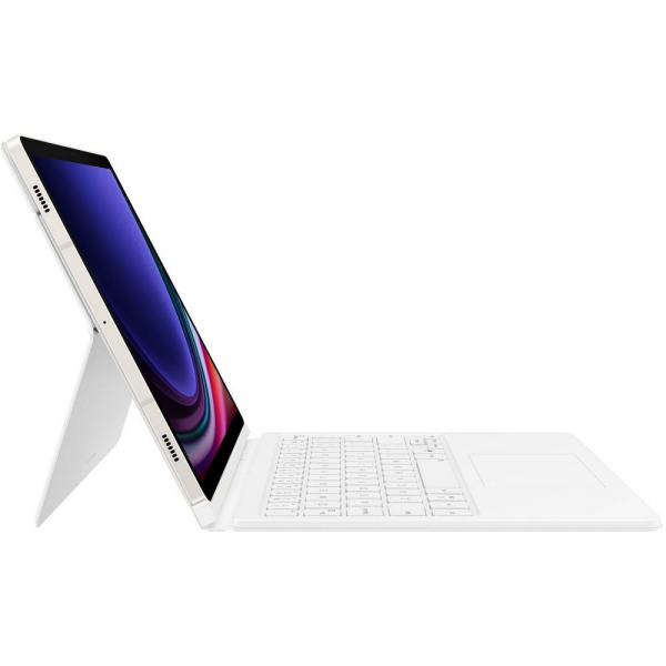 Чехол-клавиатура с тачпадом Book Cover Keyboard Galaxy Tab S10 Lite S10 FE S9 S9 FE, белый (EF