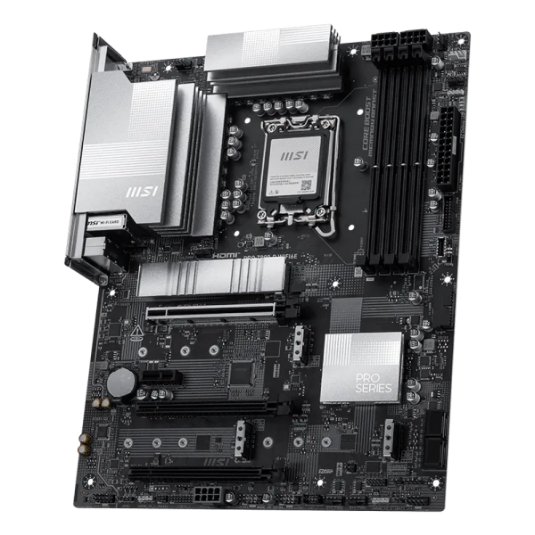 Материнская плата MSI PRO Z890-P WIFI6E Z890, LGA1851, 4*DDR5, 3*PCIEx16, 1*PCIEx1, 4*M.2, 2*TypeC, 1*USB3.2 Gen2, 6*USB3.2 Gen1, 8*USB2.0, 4*SATA3, 5G, DP, HDMI, ATX, RTL