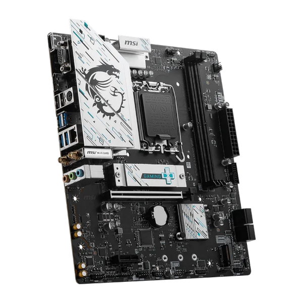 Материнская плата MSI B760M GAMING WIFI B760, LGA1700, 2*DDR5, 1*PCIEx16, 1*PCIEx1, 2*M.2, 6*USB3.2Gen1, 6*USB2.0, 4*SATA3.0, 2.5G, VGA, DP, HDMI, M-ATX, RTL